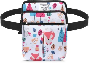 Waist Belt Bag for Women and Men Cross Body Cell Phone Purse Adjustable Shoulder Strap Travel Hip Pouch Multifunctional Fashion Fanny Packs Water Repellent, Fox