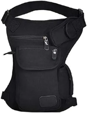 Waist Pack Men Canvas Drop Leg Bag Waist Fanny Pack Belt Military Travel Motorcycle Multi-Purpose Messenger Shoulder Bags