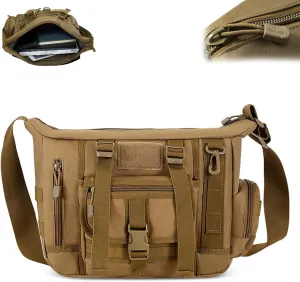 Waterproof Tactical Military Multi-Pocket Crossbody Bag Shoulder Bag Bag Belt Sling Bags Laptop for Working Hunting Camping