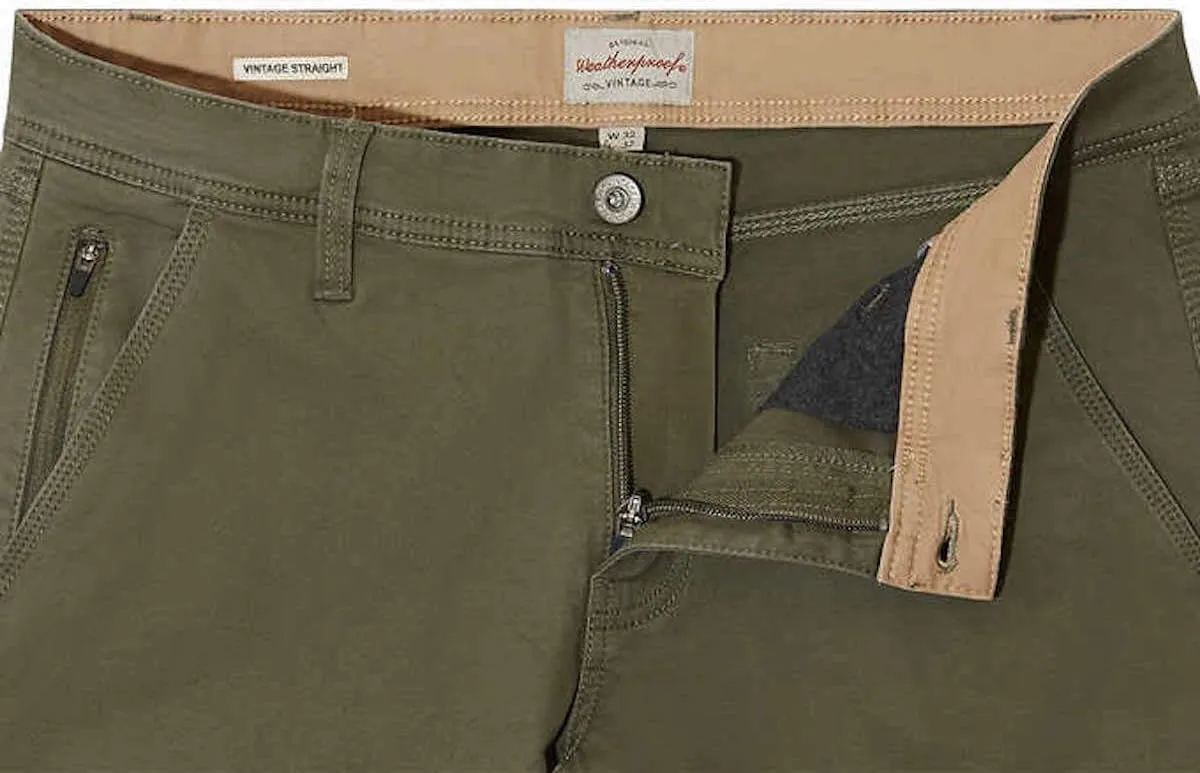 Weatherproof Vintage Men's Flex Utility Stretch Twill Straight Fit Pant