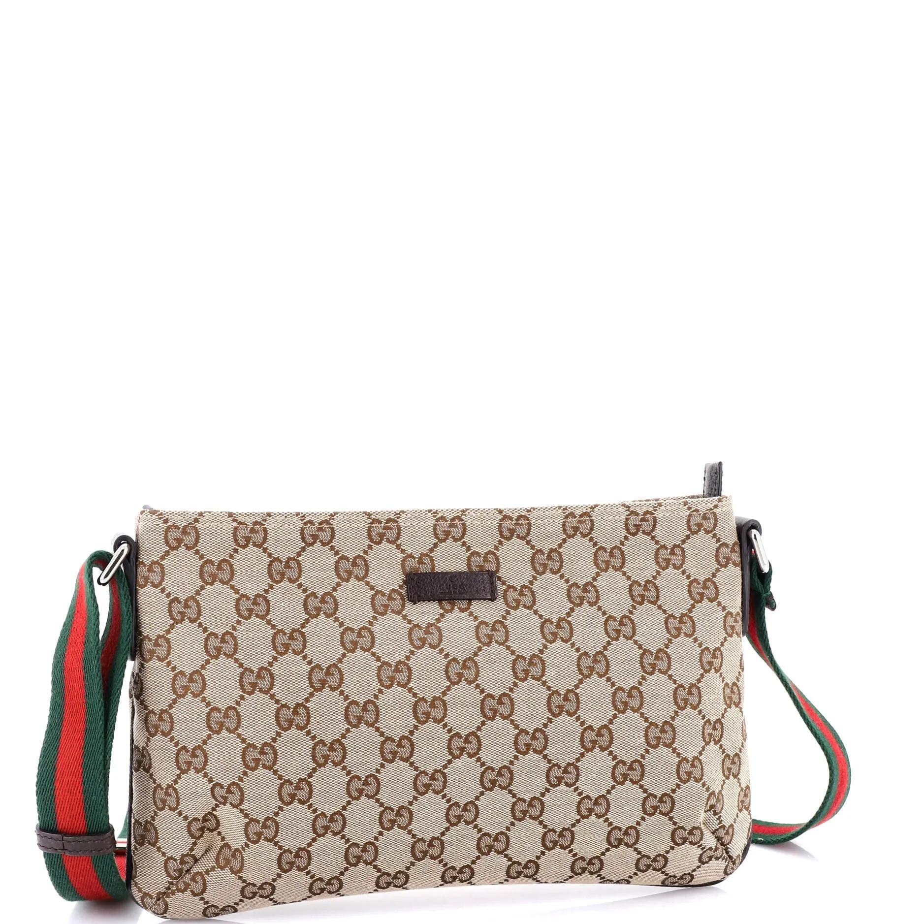 Web Strap Messenger Bag GG Canvas Small