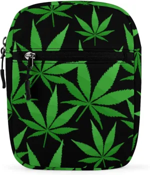 Weed Men's Crossbody Bag Small Messenger Shoulder Bags Sling Pack Gift for Women