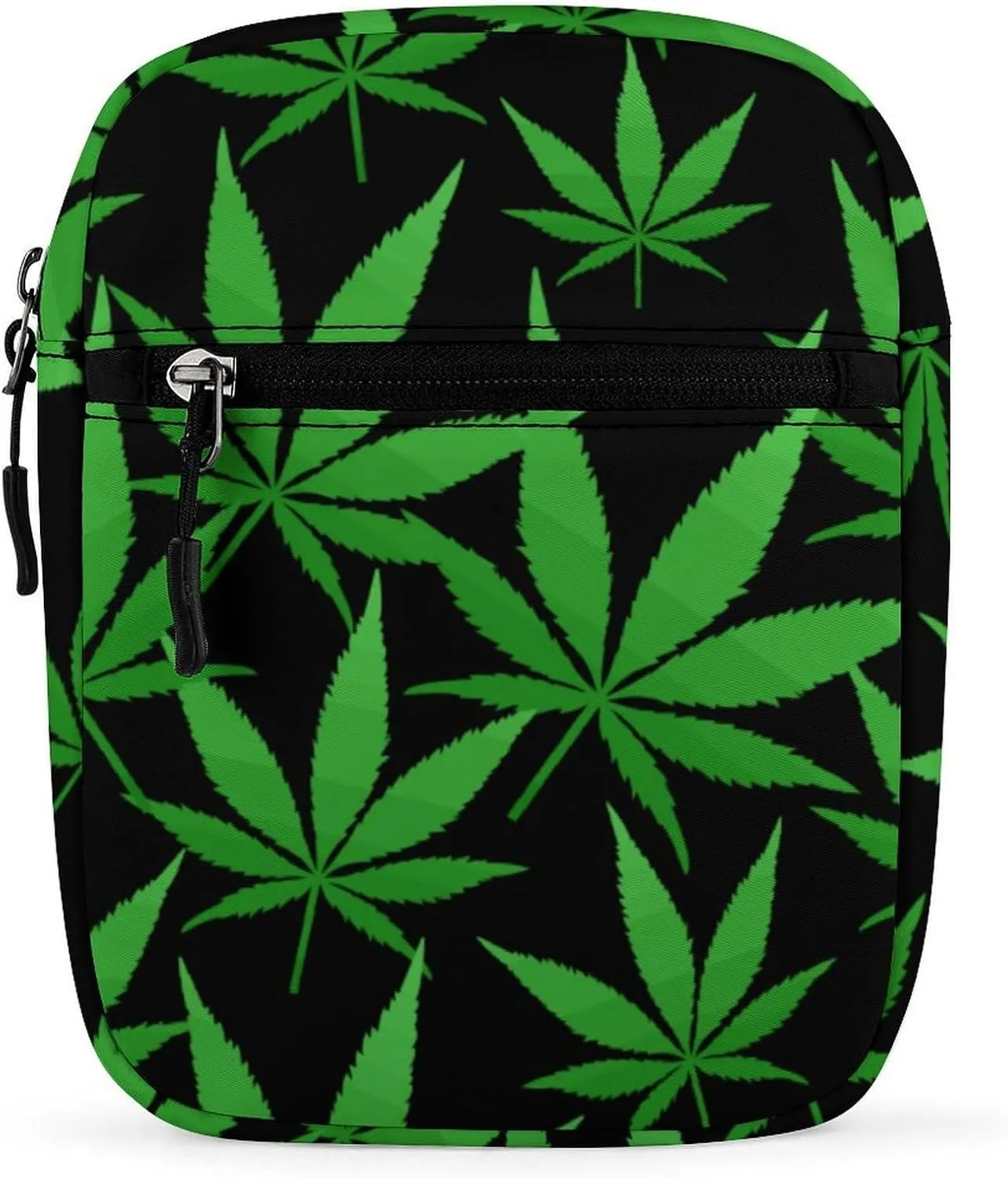 Weed Men's Crossbody Bag Small Messenger Shoulder Bags Sling Pack Gift for Women