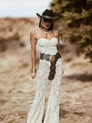 Western Cowgirl Faux Leather Belt, Vintage Inspired Bohemian Black Gold Belt, Cowboy Waist Belt, Country Girl Studded Belt