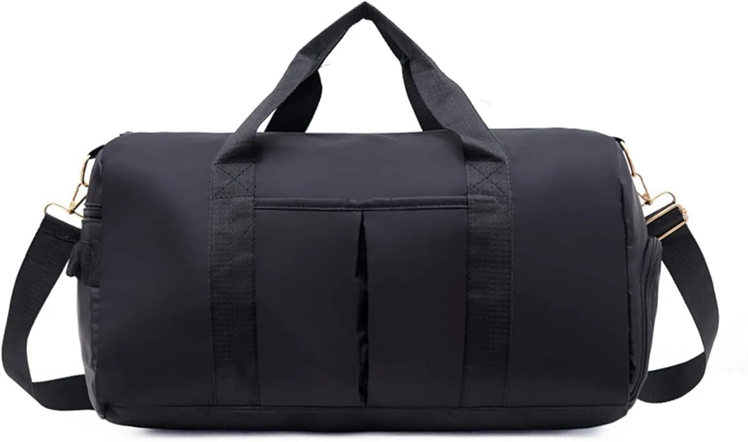 WINVOX Gym Totes Travel Bags for Women Large Capacity Men Sports Bag Waterproof Weekend Sac Voyage Female Messenger Bag Dry and Wet(Black Color)