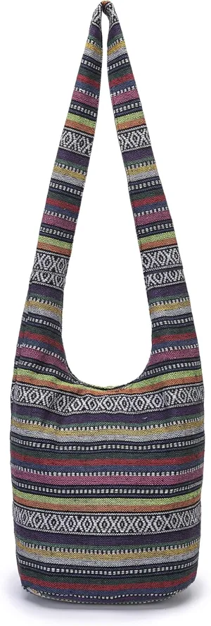 Women Shoulder Handbags Fashion canvas Hippie Crossbody Bags Bohemian Animal Prints Hobo Bags