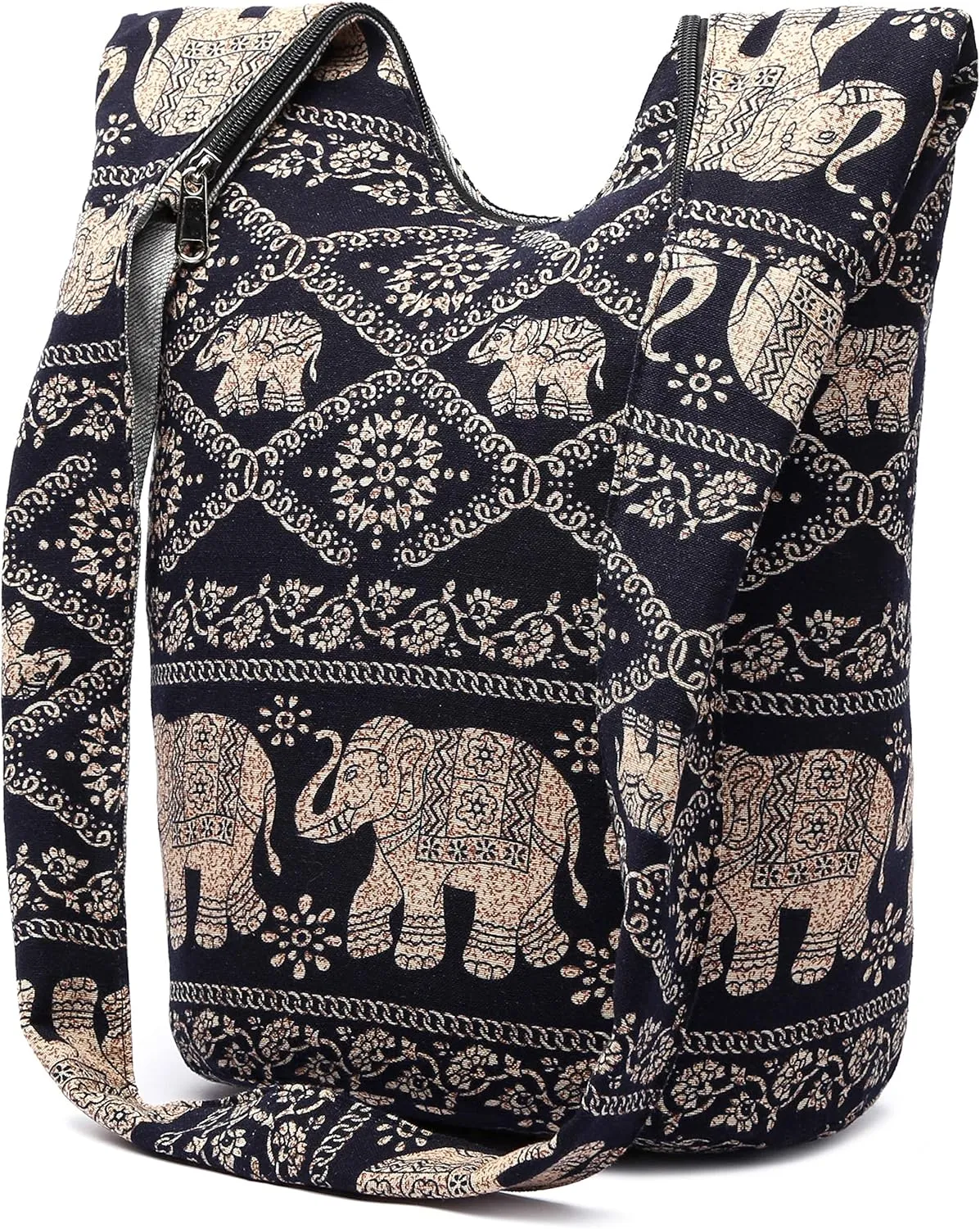 Women Shoulder Handbags Fashion canvas Hippie Crossbody Bags Bohemian Animal Prints Hobo Bags