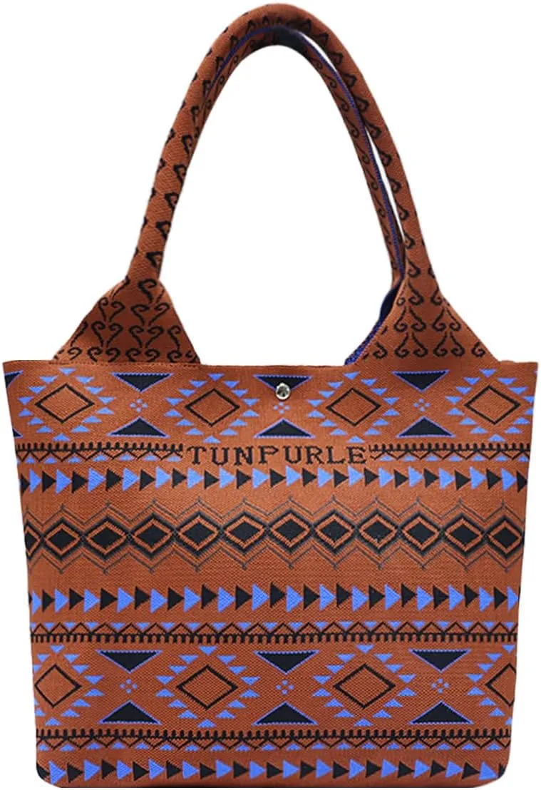 Women Tote Bag Lightweight Top Handle Bag Washable Shoulder Tote Handbag With Snap