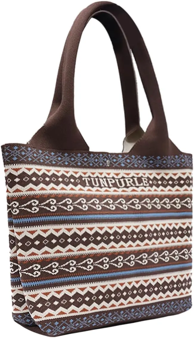 Women Tote Bag Lightweight Top Handle Bag Washable Shoulder Tote Handbag With Snap