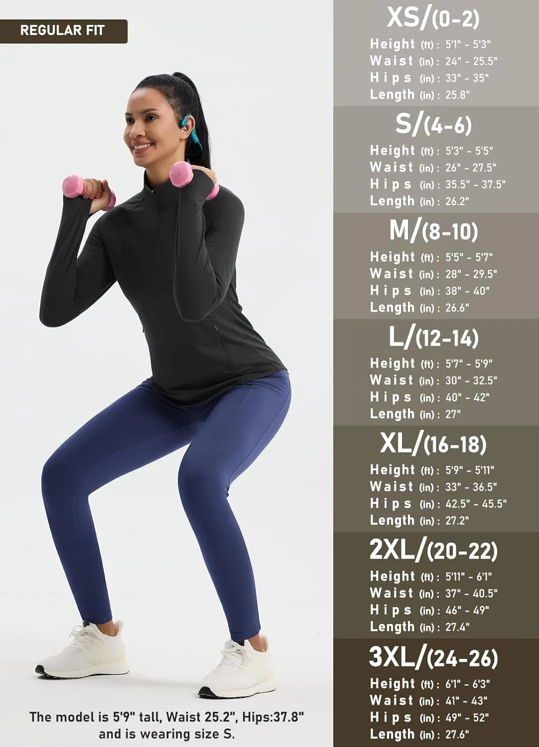 Women's 27” Fleece Lined Snow Leggings Thermal Lining Water Resistant Pants Warm Pocket Winter Tights
