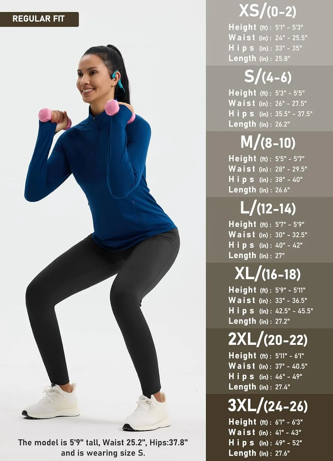 Women's 27” Fleece Lined Snow Leggings Thermal Lining Water Resistant Pants Warm Pocket Winter Tights