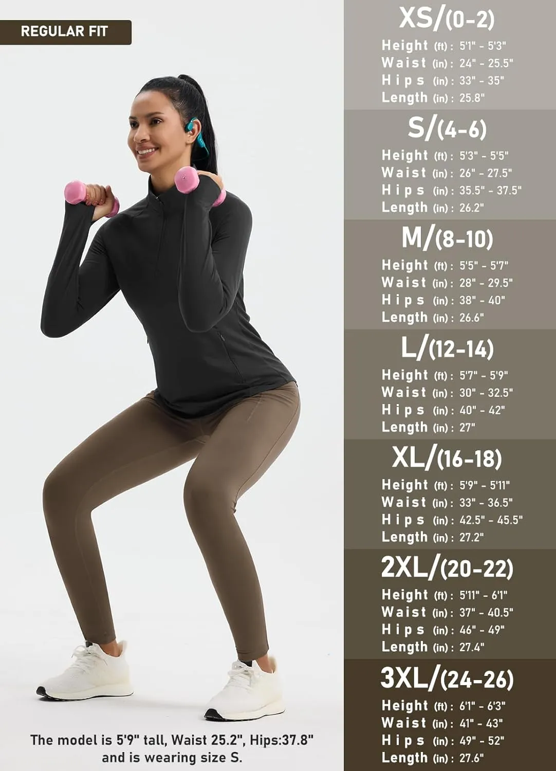 Women's 27” Fleece Lined Snow Leggings Thermal Lining Water Resistant Pants Warm Pocket Winter Tights