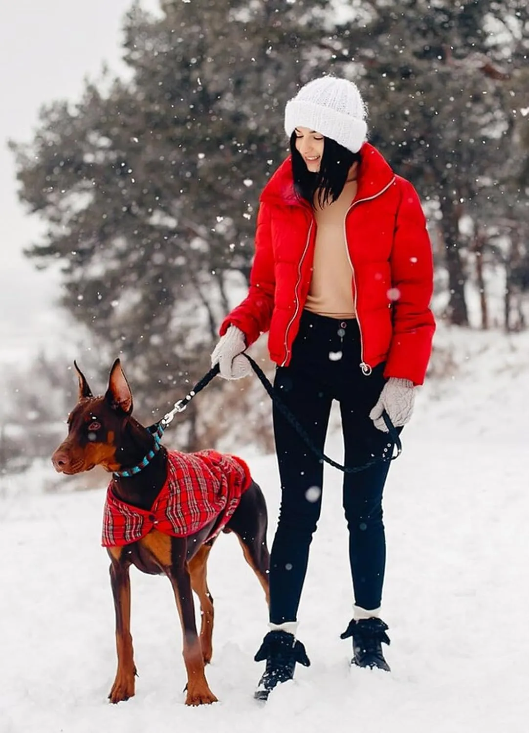 Women's 27” Fleece Lined Snow Leggings Thermal Lining Water Resistant Pants Warm Pocket Winter Tights