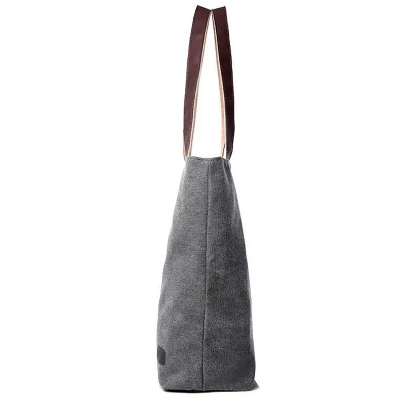Women's high quality canvas shoulder handbags