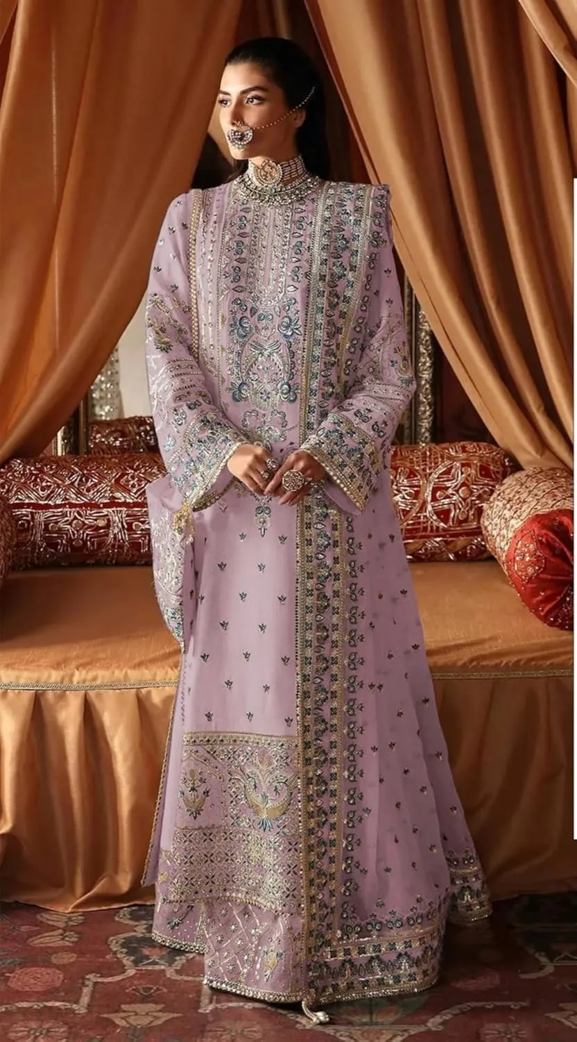 women's ready to wear embroidered plus size eid festival pakistani salwar kameez suit for women (1149)