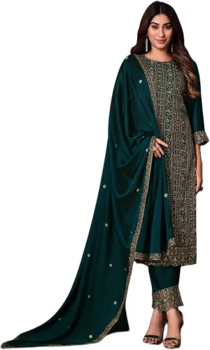 women's ready to wear embroidered plus size eid festival pakistani salwar kameez suit for women (5281-85)