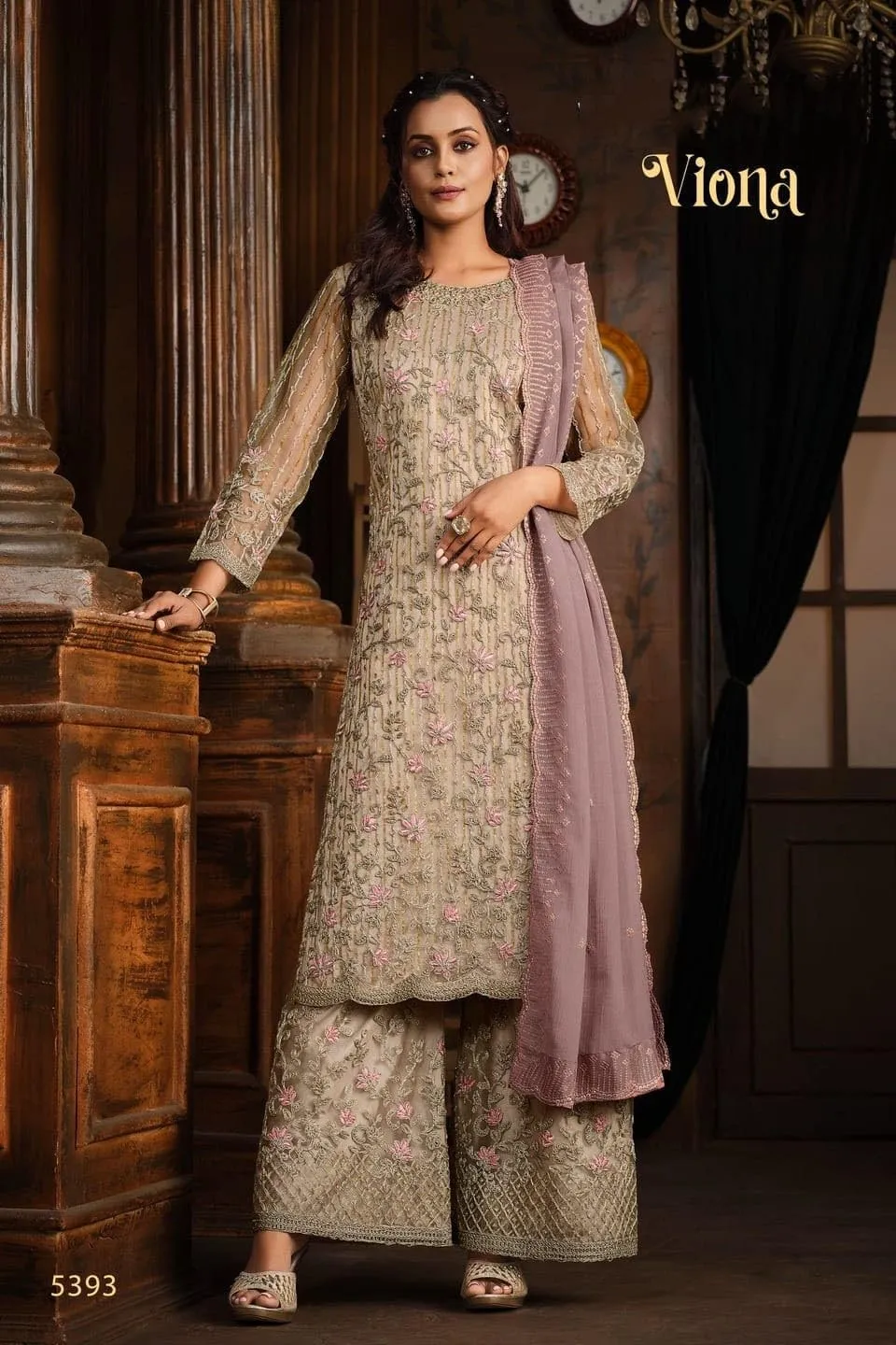 women's ready to wear embroidered plus size eid festival pakistani salwar kameez suit for women (5391-96)