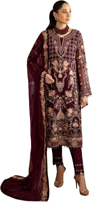 women's ready to wear embroidered plus size eid festival pakistani salwar kameez suit for women (k162)