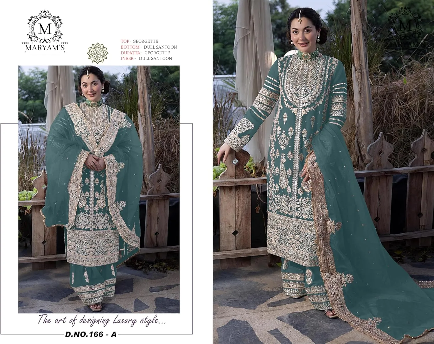 women's ready to wear embroidered plus size eid festival pakistani salwar kameez suit for women (k166)