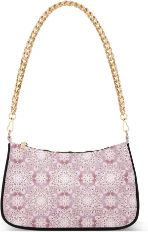 Women's Shoulder Handbags Chain Shoulder Brace for Women Bag Bohemian Print Ladies Vacation Handbags Tote Purse,Multi1