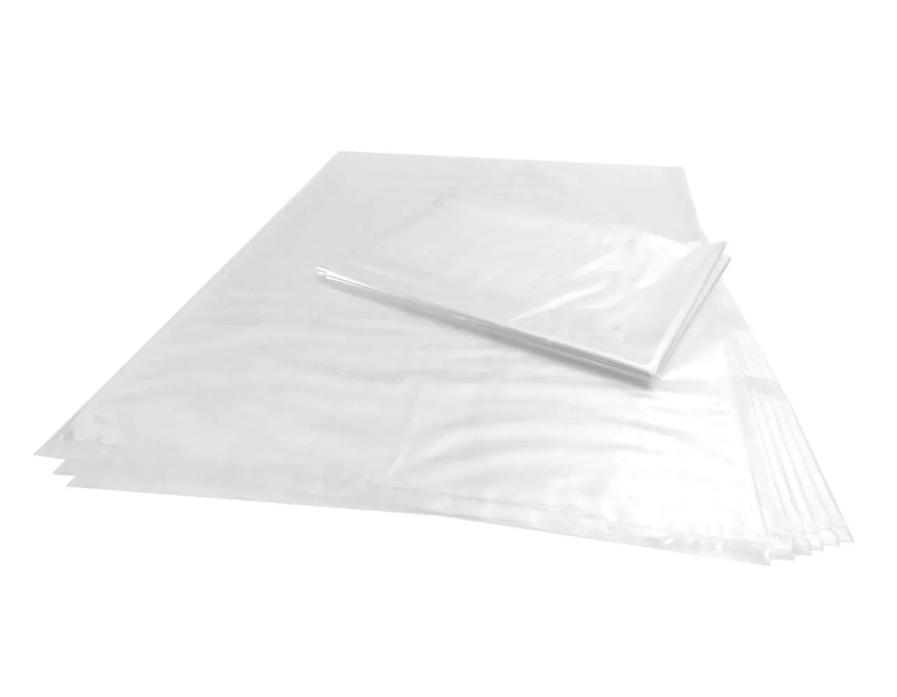 Wowfit 100 CT 16x20 inch 1.1 Mil Clear Plastic Flat Open Poly Bags – Great for Dough Proving, Sourdough Bread, Food Storage, and More