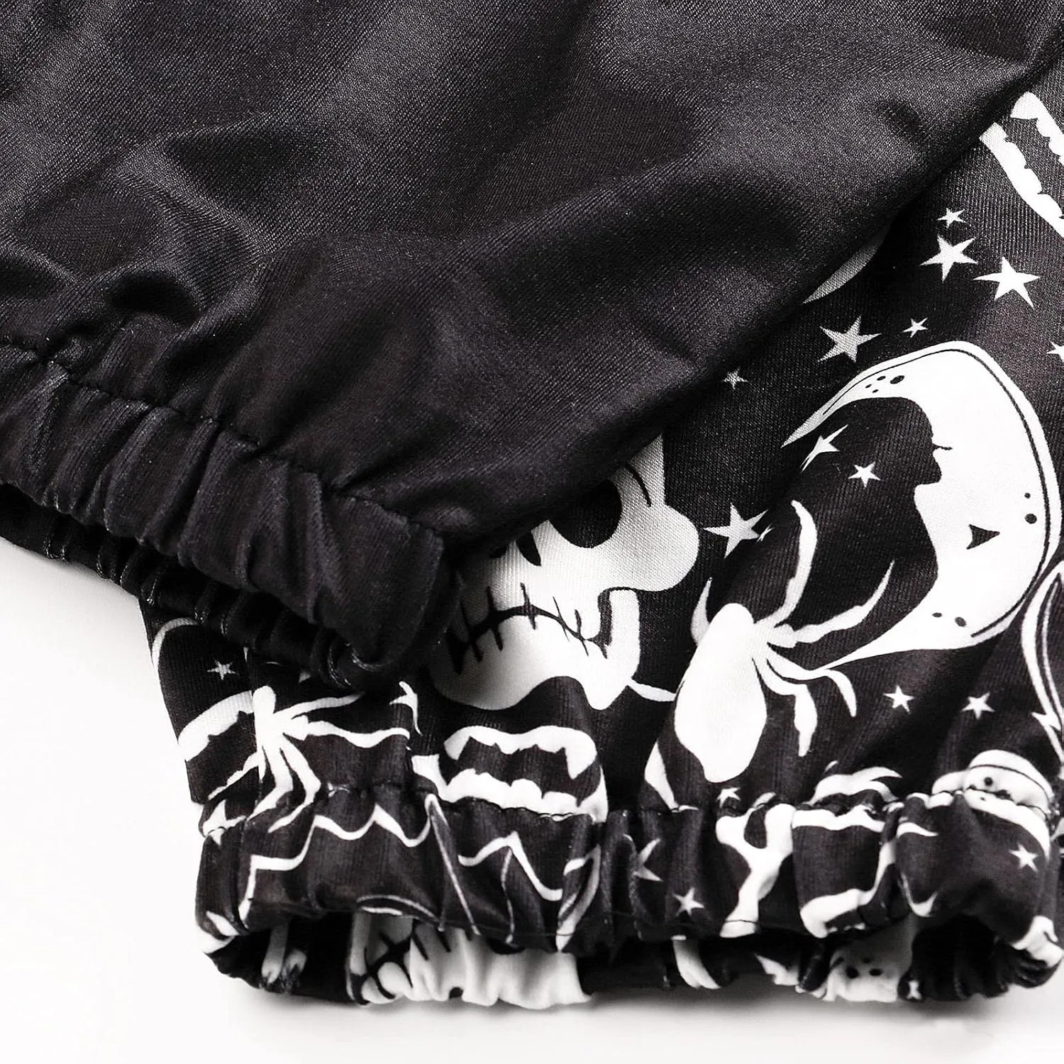 XFLnaraz Women's Fashion Printed Jogger Pants Elastic Waist Color Block Street Loose Sweatpants with Pockets