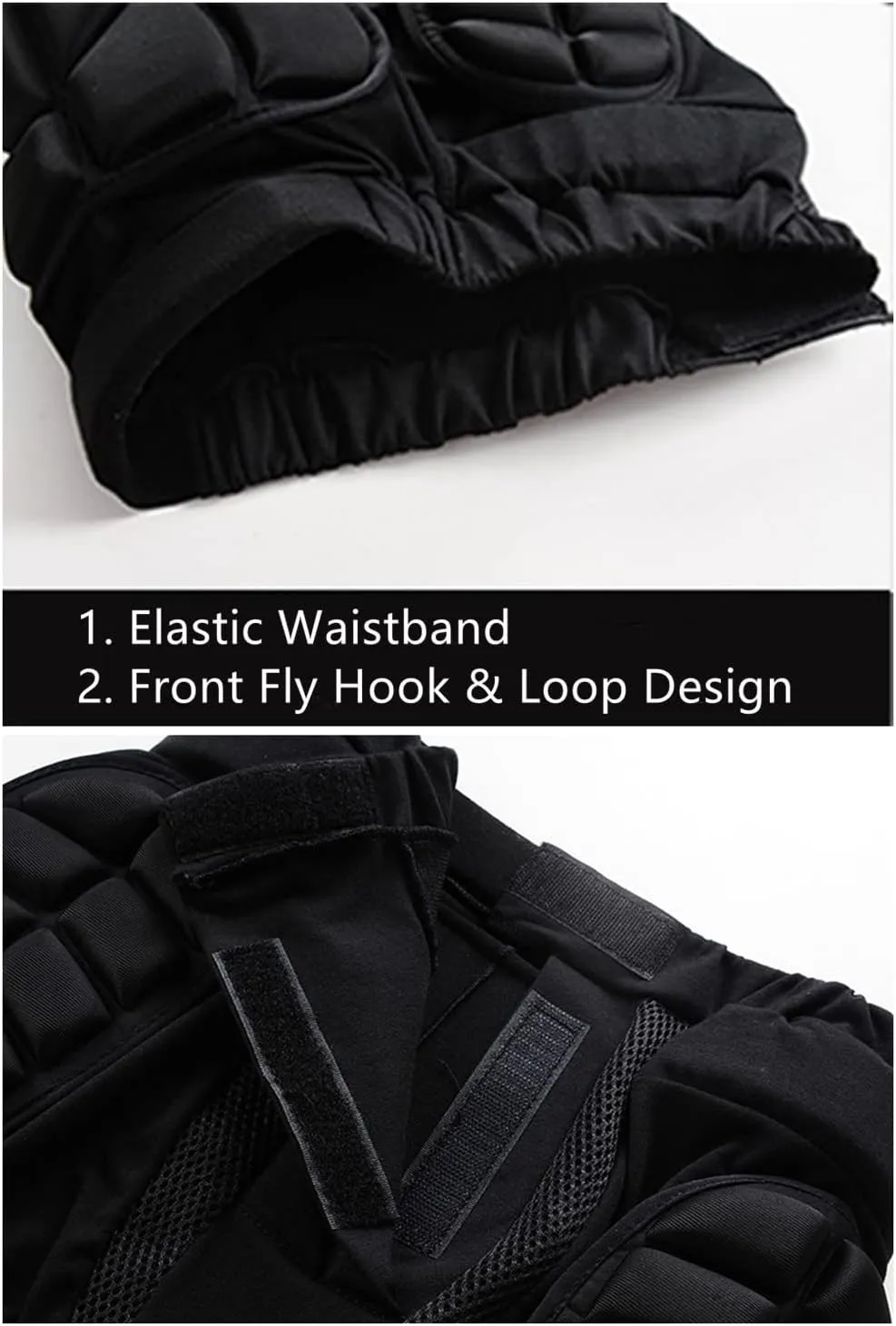 XINNI Protective Padded Impact Shorts for Skiing Ice Skating Snowboarding Ski Skate Hip Butt Protection for Men Women