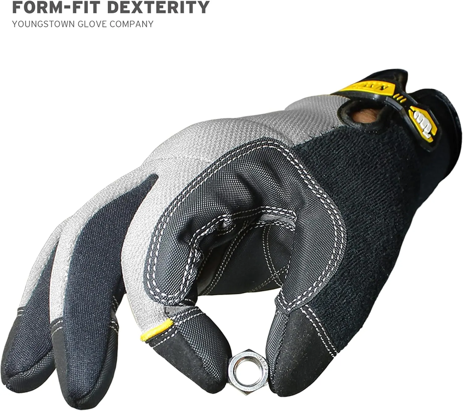 Youngstown Glove Company mens Kevlar Gloves, Gray, Large US