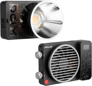 Zhiyun MOLUS X100 100w COB Led Video Light, APP Control 2700K-6500K Bi Color COB Continuous Light (X100-Standard)