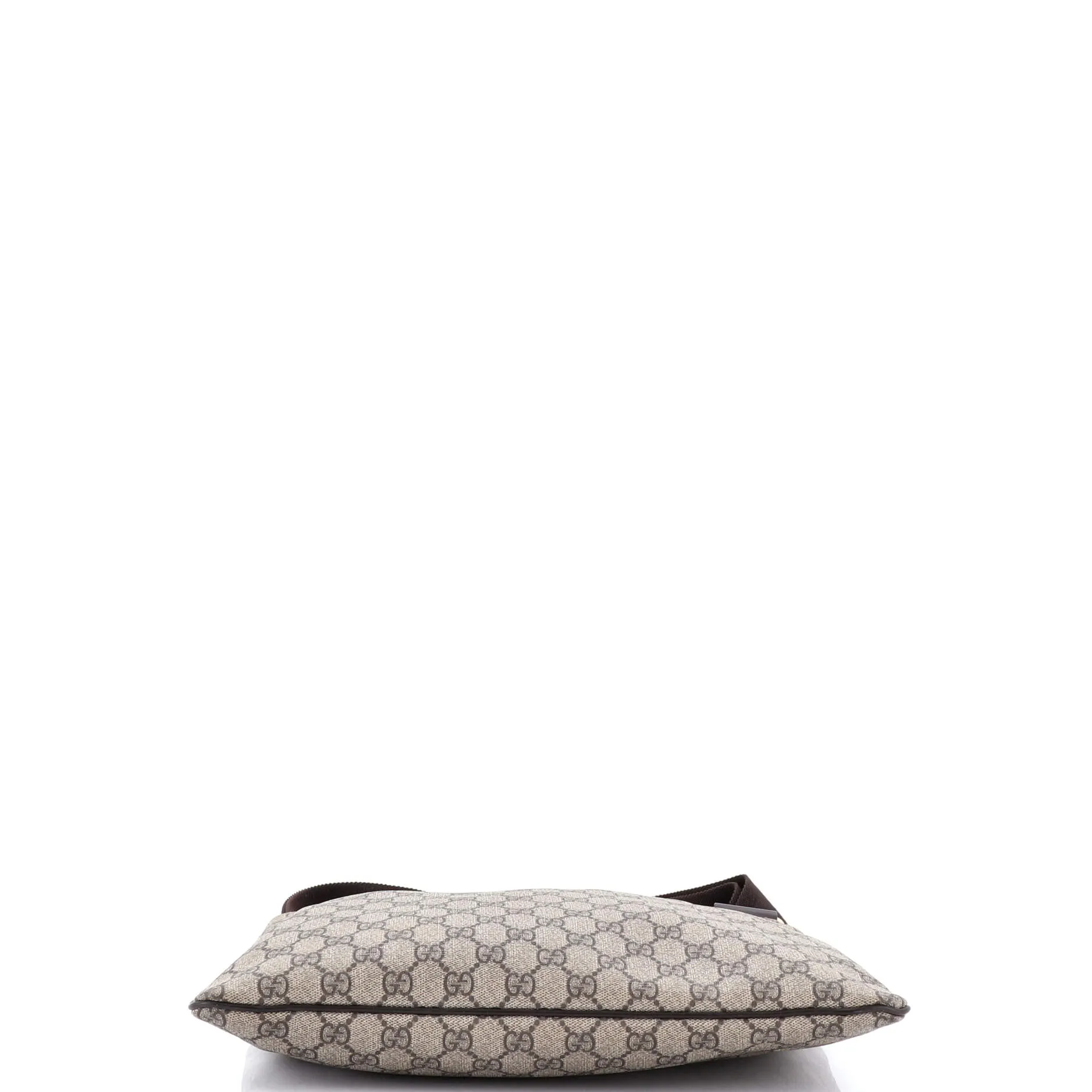 Zip Top Messenger Bag GG Coated Canvas Large
